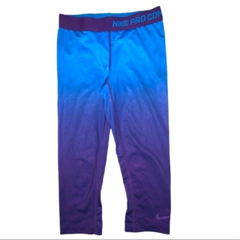 Nike Pro Compression Crop Leggings Active Running Dri-Fit Combat Pants Size XS